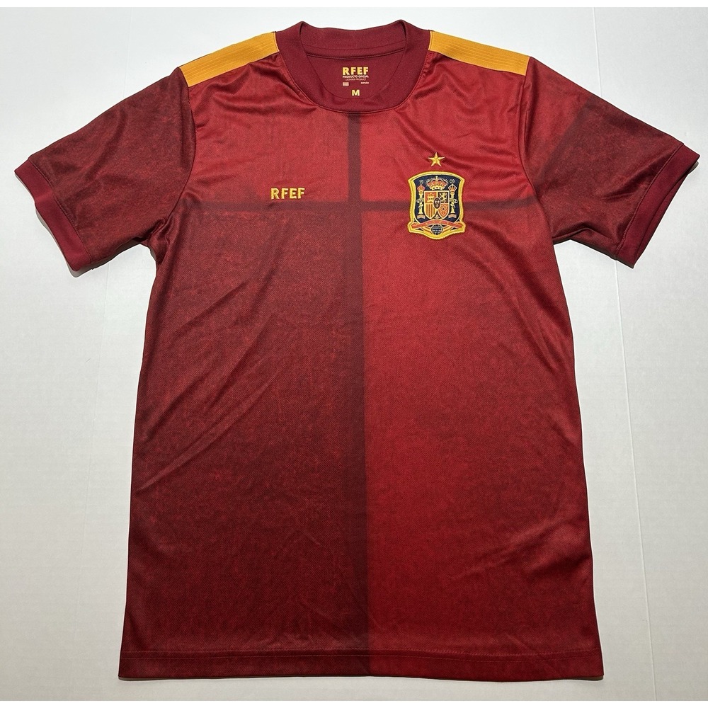 Spain RFEF National Team Red Soccer Jersey Official Licensed Men's Size Medium